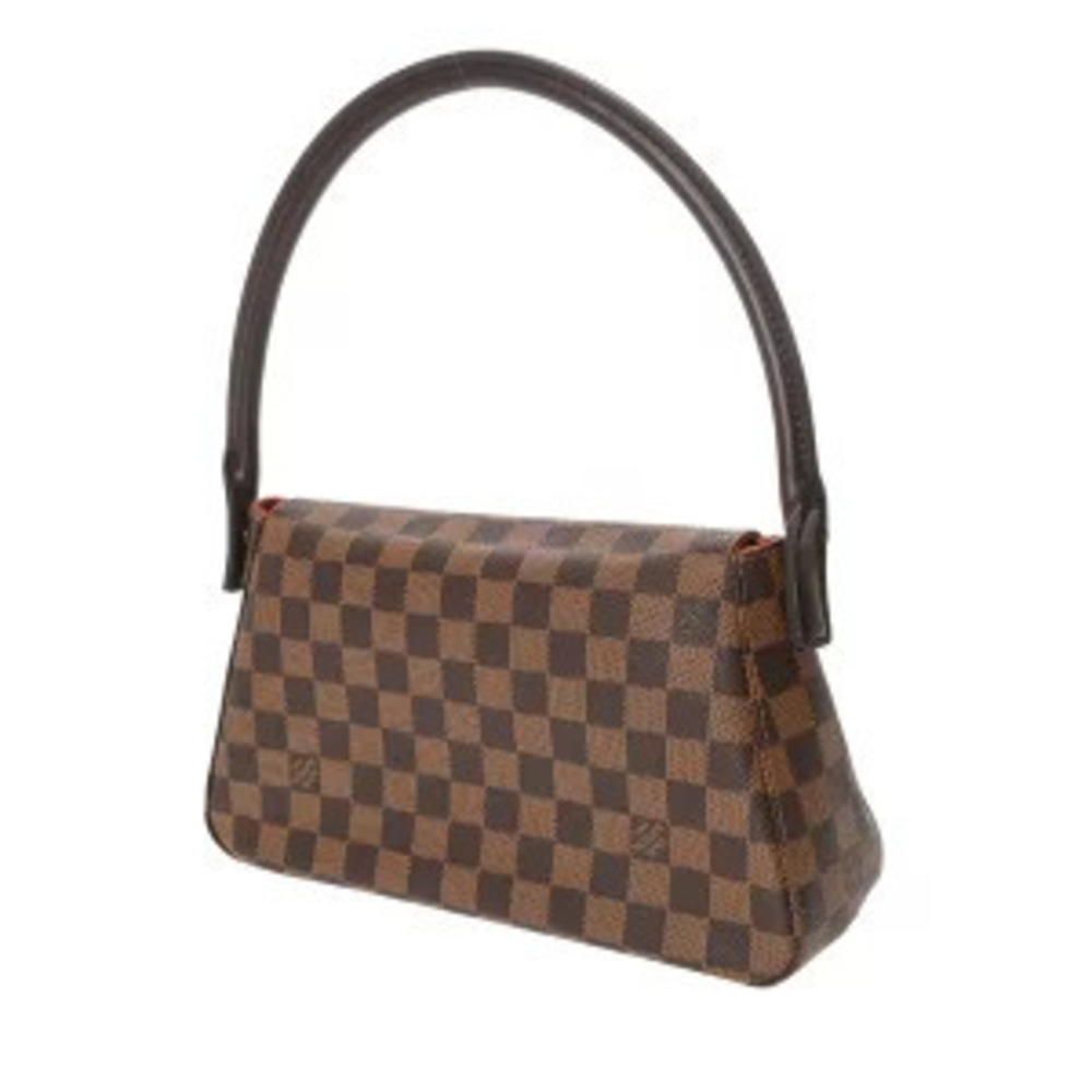 Louis Vuitton Canvas Bag Shoulder Looping Brown Damier